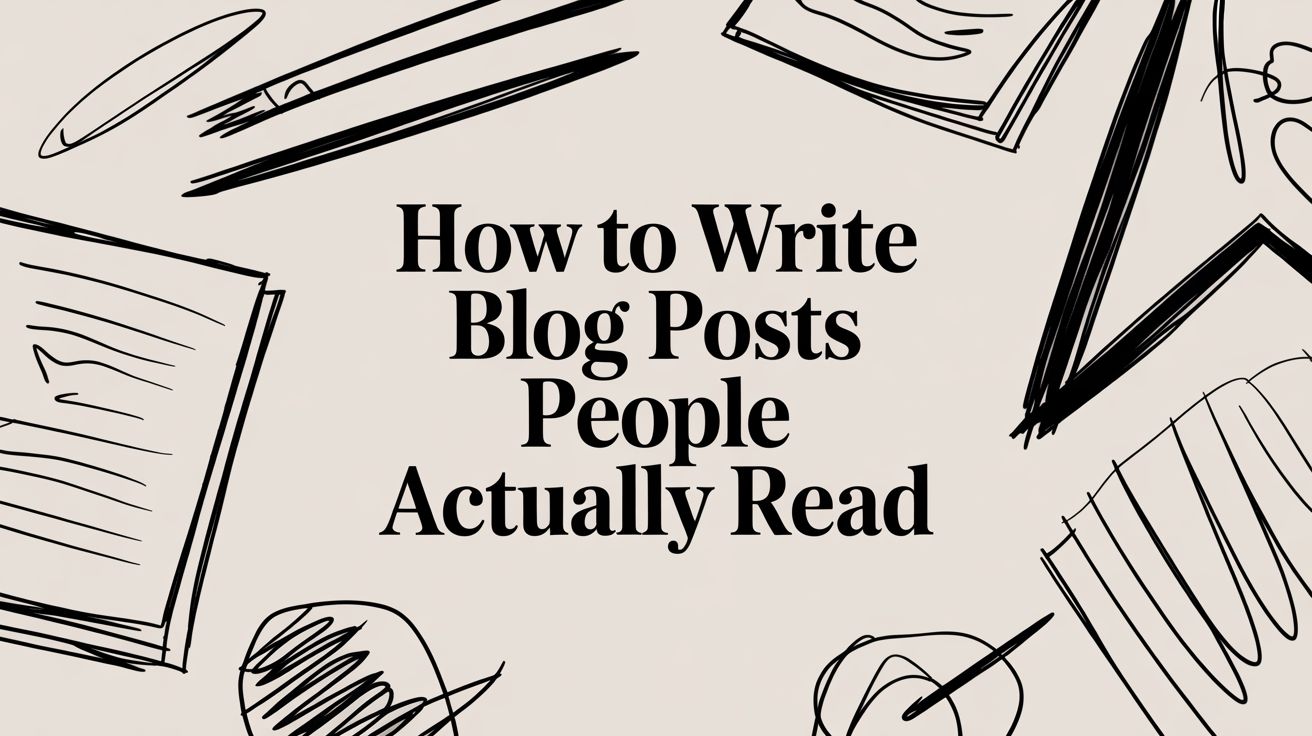 How to Write Blog Posts People Actually Read